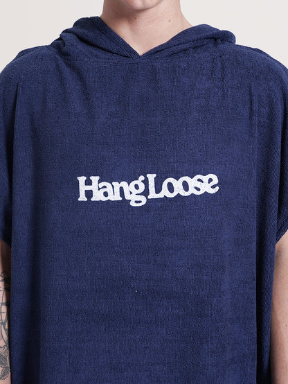 Poncho Surf Azul Marinho Hang Loose Lanai