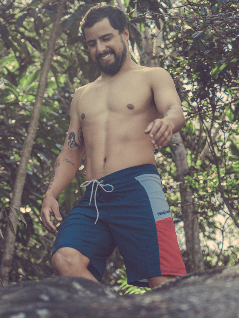 Boardshorts 20 Azul Hang Loose Classic