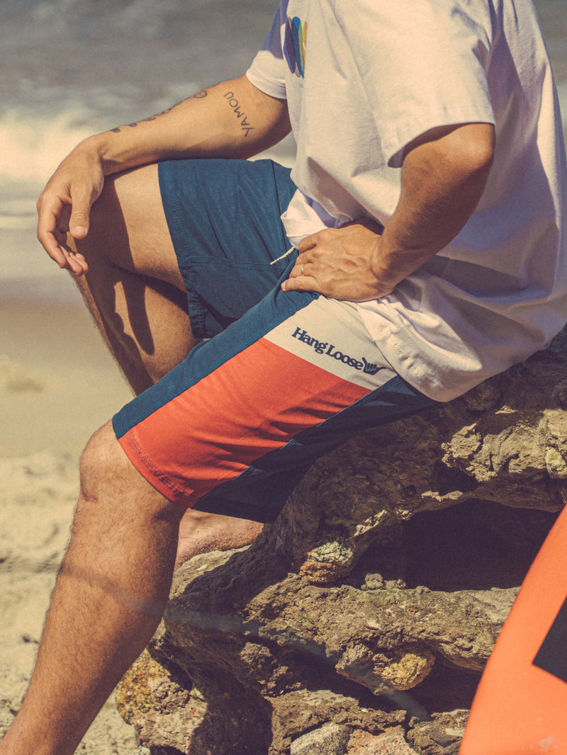 Boardshorts 20 Azul Hang Loose Classic