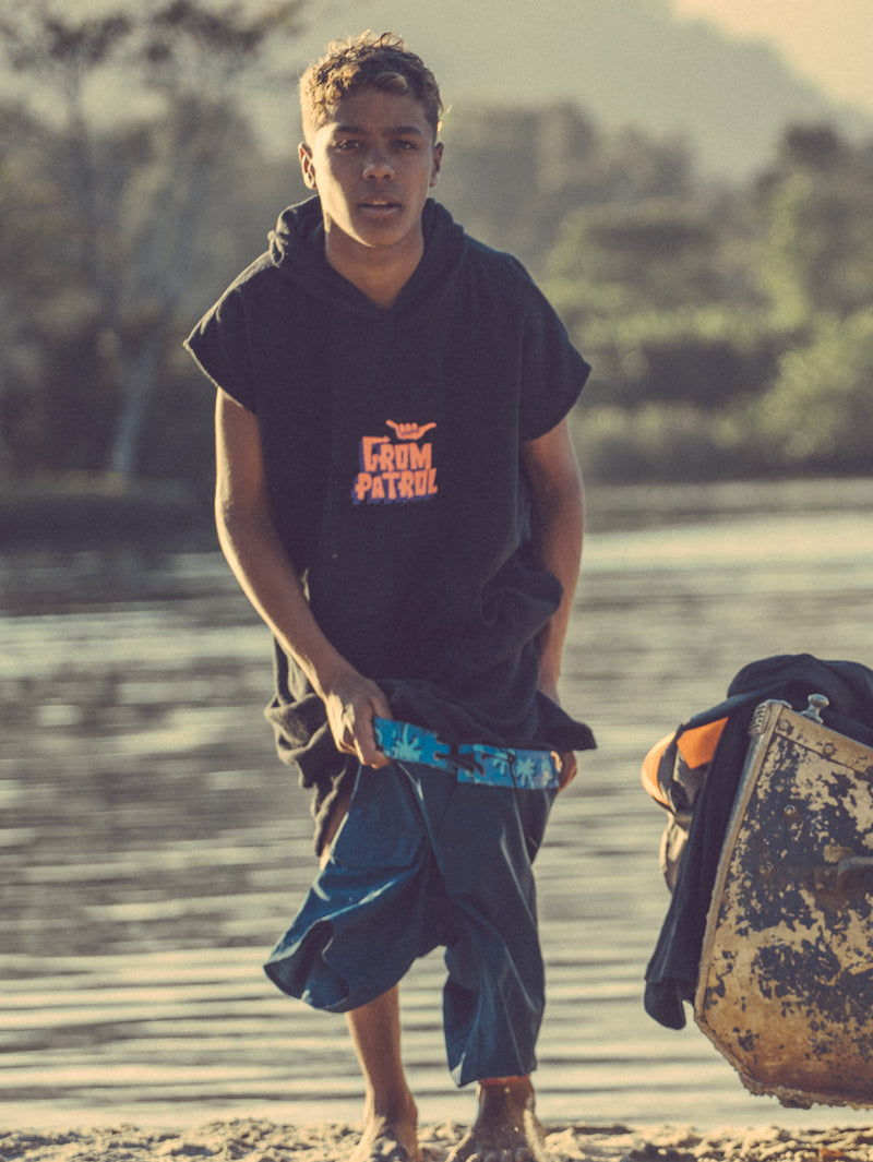Poncho Hang Loose Juvenil Grom Patrol Kids Collection