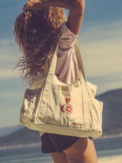 Bolsa Tote Areia Hang Loose Deserve