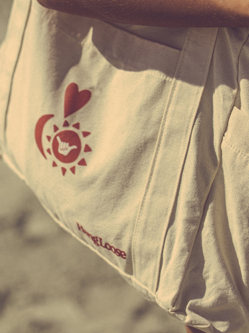 Bolsa Tote Areia Hang Loose Deserve