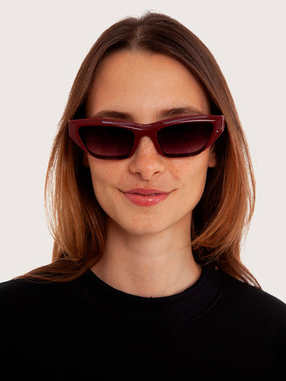 Óculos de Sol Feminino Vinho Hang Loose