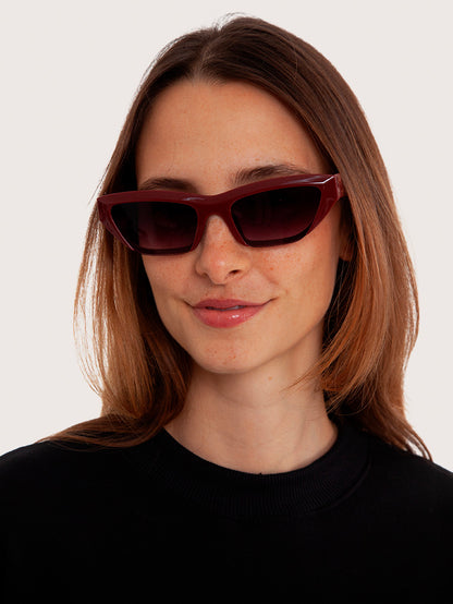 Óculos de Sol Feminino Vinho Hang Loose