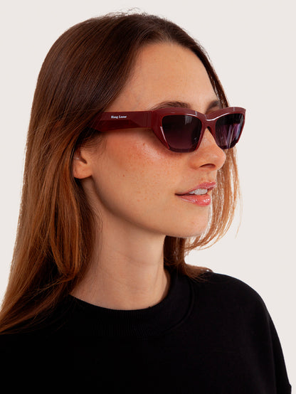 Óculos de Sol Feminino Vinho Hang Loose