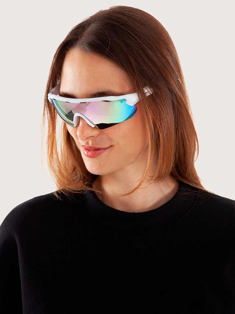 Óculos de Sol Esportivo Branco Hang Loose Rush